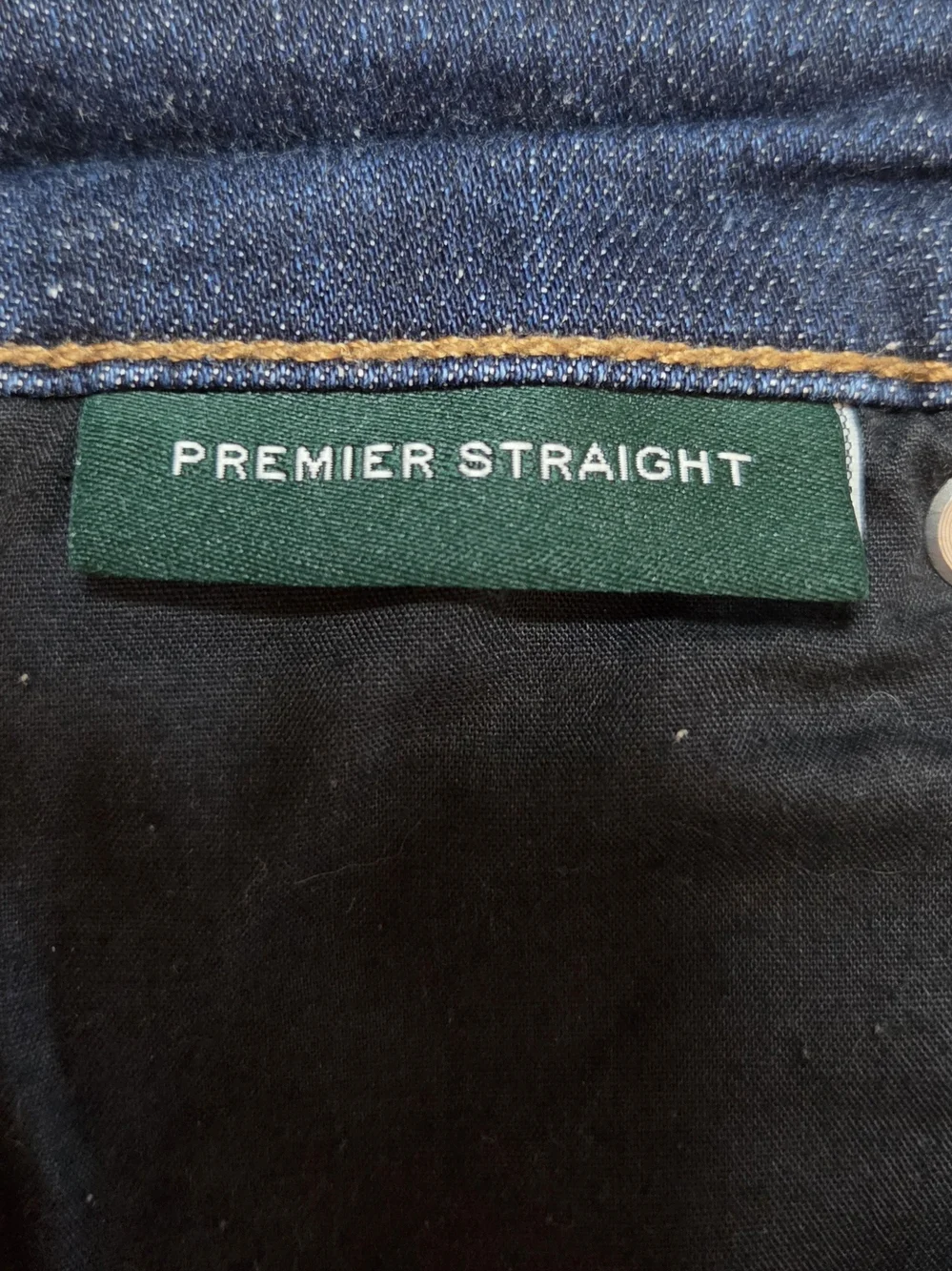 Ralph Lauren Premier Straight-Leg Mid/Dark Blue Jeans Size 8 - Picture 6 of 8